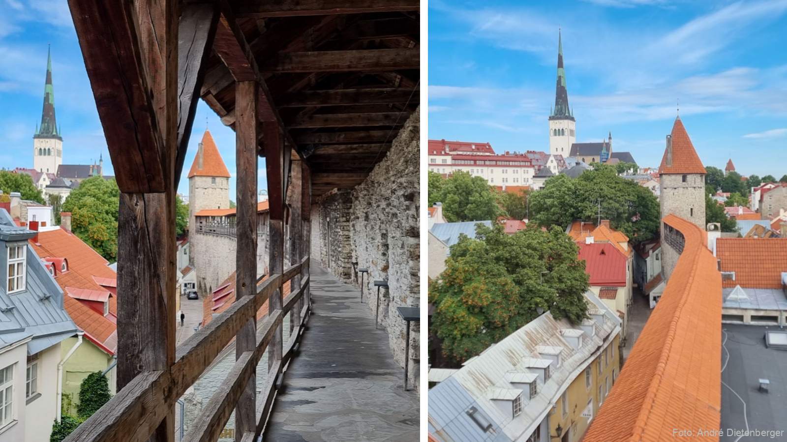 Stadtmauer und Wehrgang