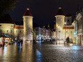 Lehmpforte (Viru värav) bei Nacht
