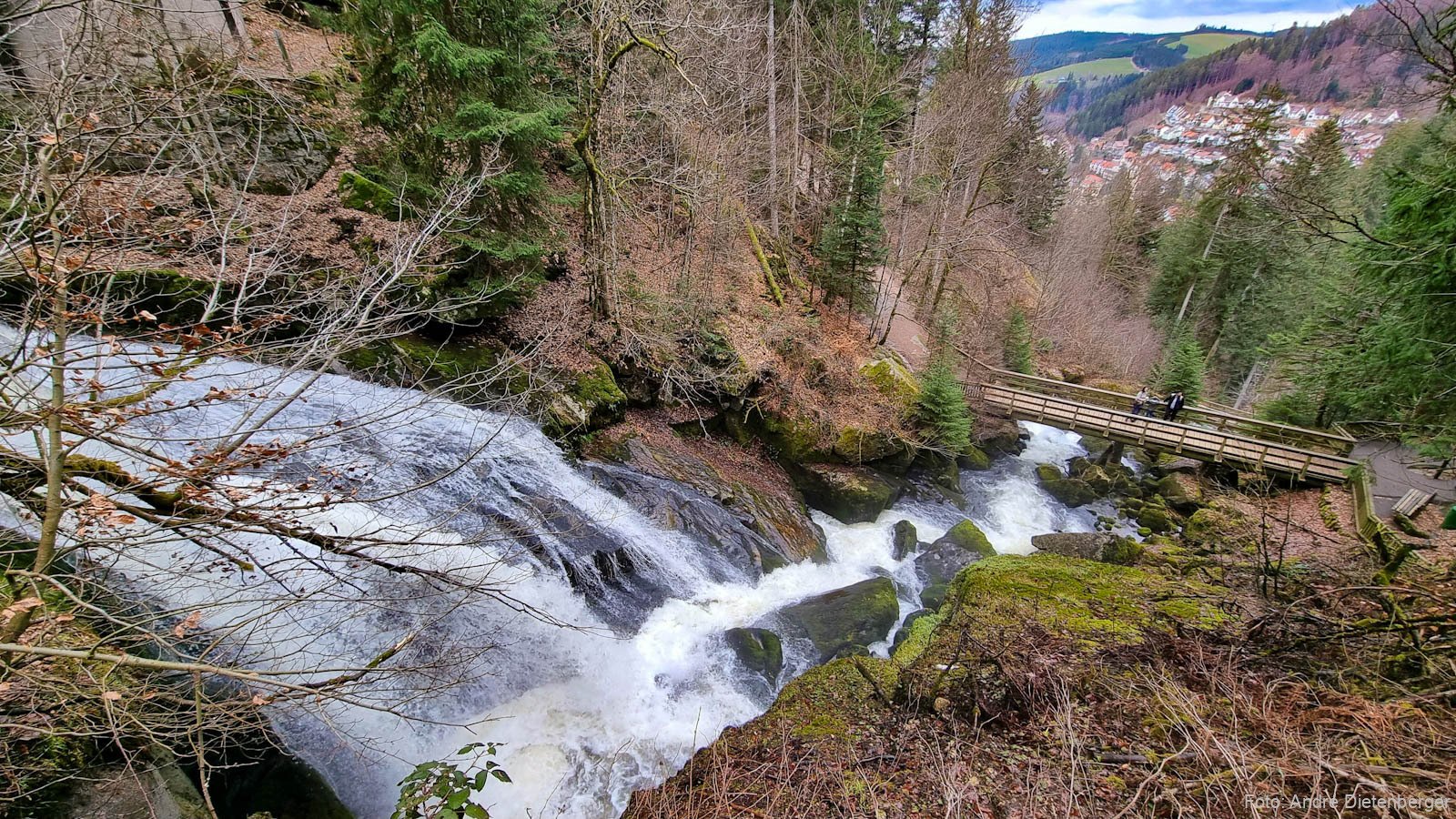 Triberger Wasserfälle - Höhe Scheffelplatz
