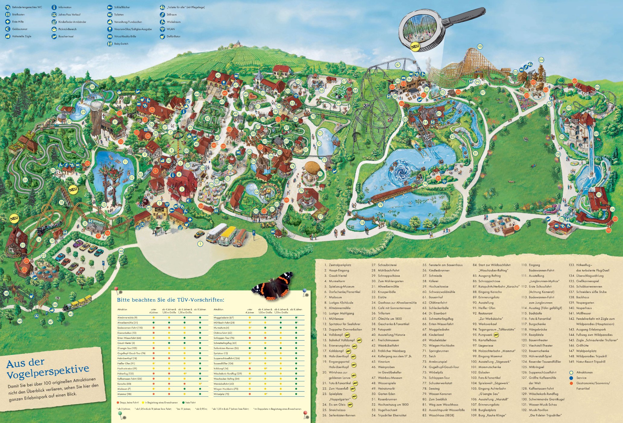 Parkplan Erlebnispark (c) Erlebnispark Tripsdrill GmbH & Co. KG