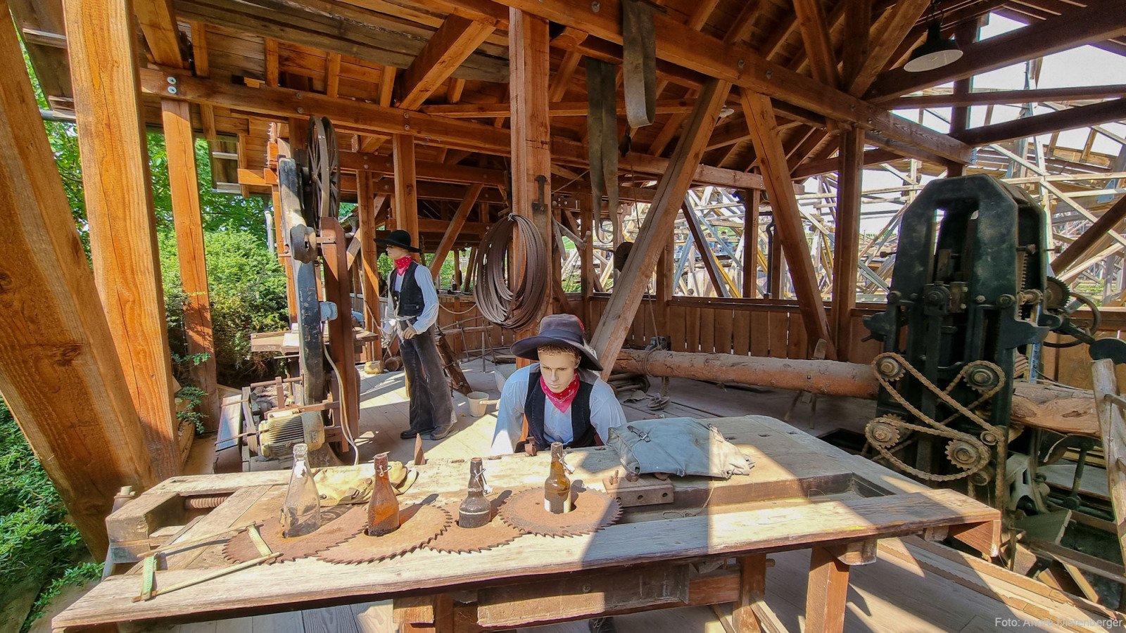 Erlebnispark Tripsdrill - Ausstellung "Sägewerk"