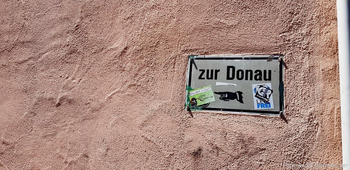 Wegweiser Zur Donau