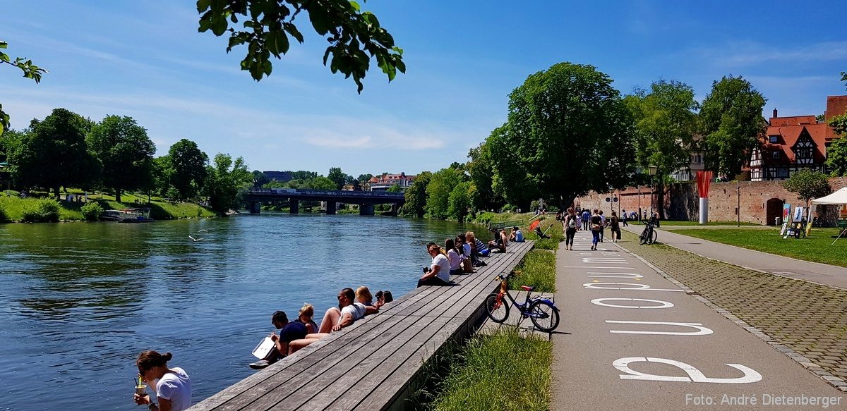 Donauufer mit Donaustufen