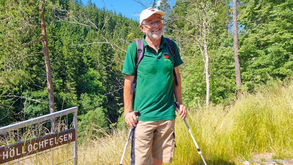 Schwarzwaldverein Wegewart am Höllochfelsen