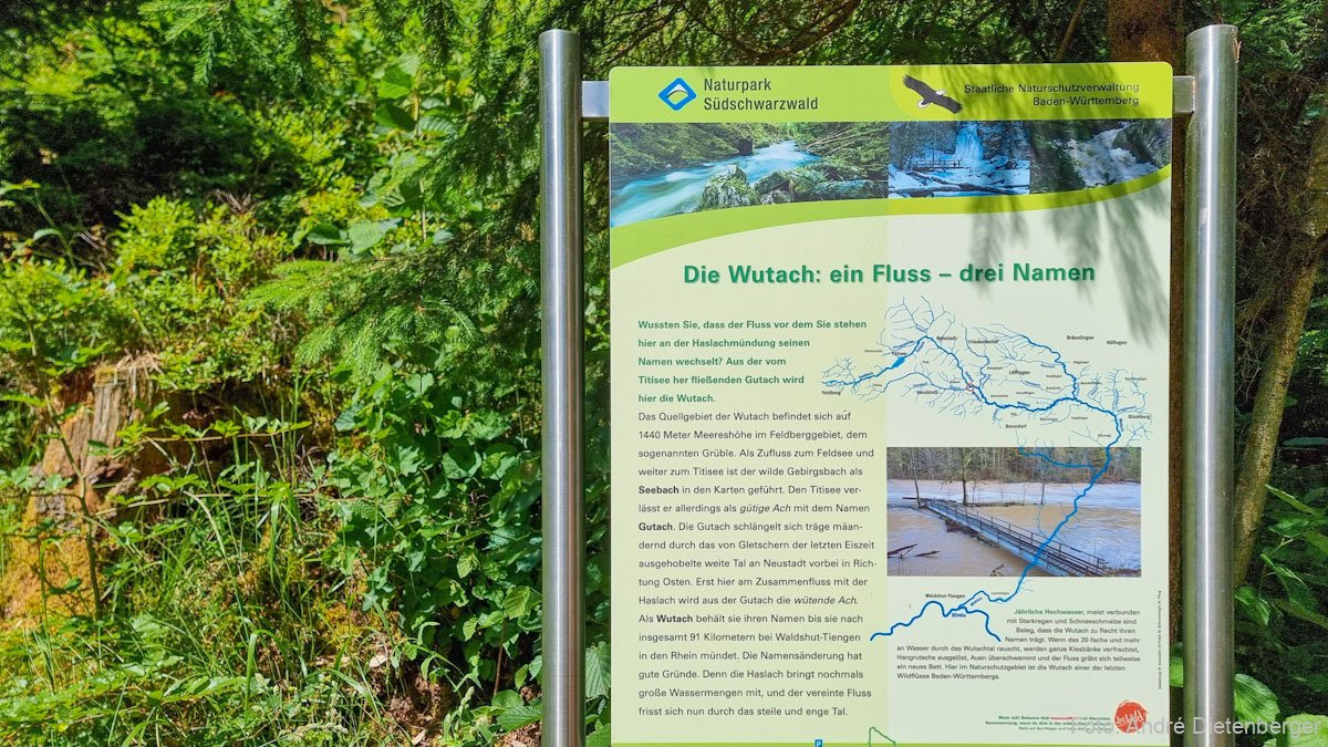 Informationstafeln des Naturpark Südschwarzwald