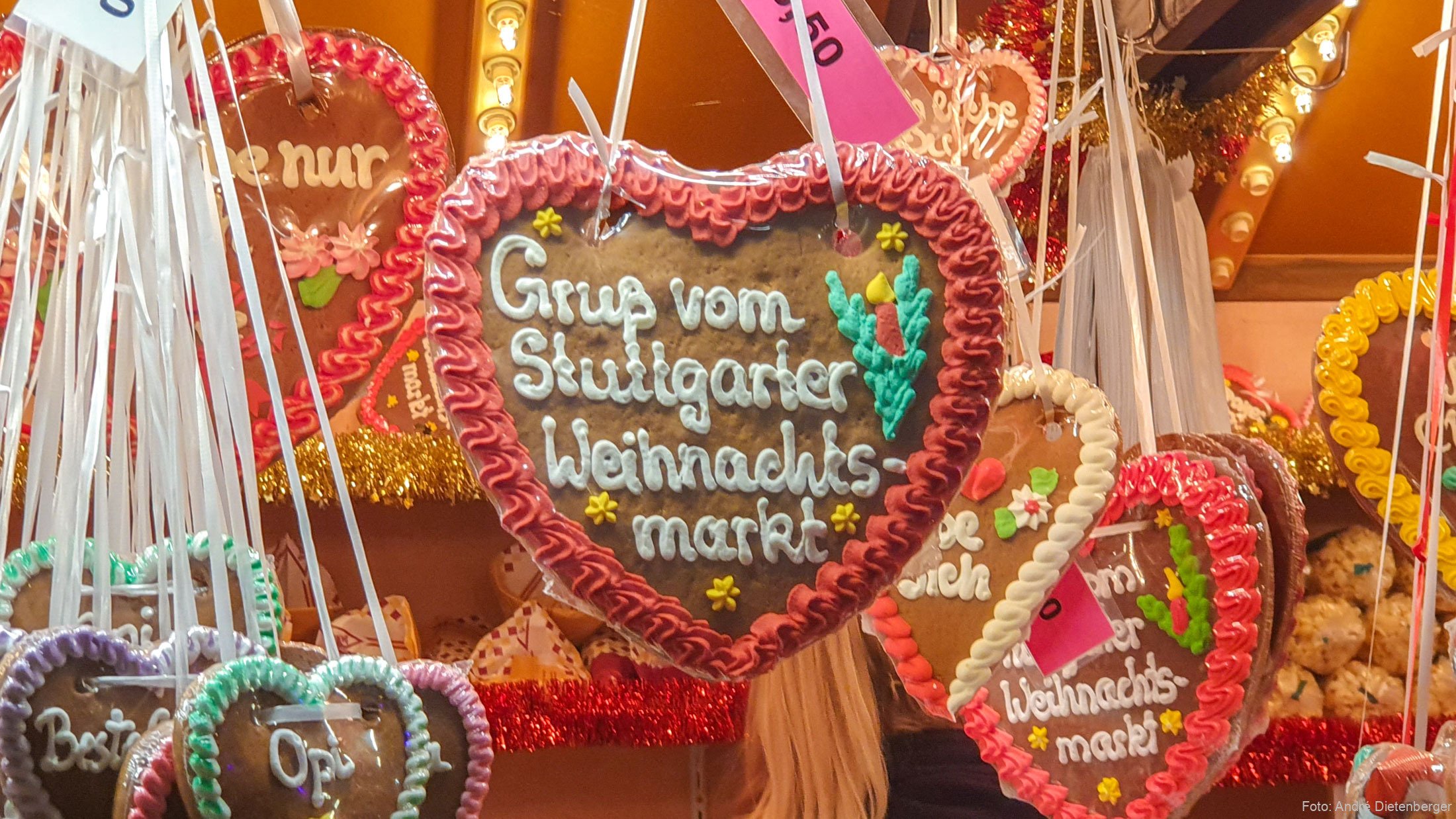Weihnachtsmarkt Stuttgart - Lebkuchenherz