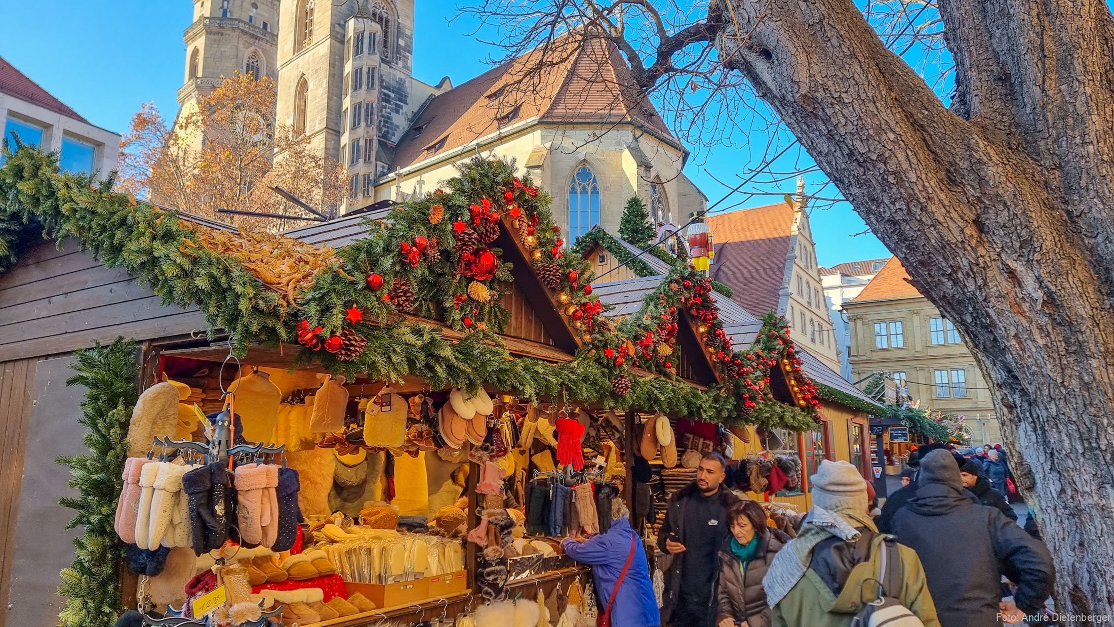 Weihnachtsmarkt Stuttgart - Budendeko