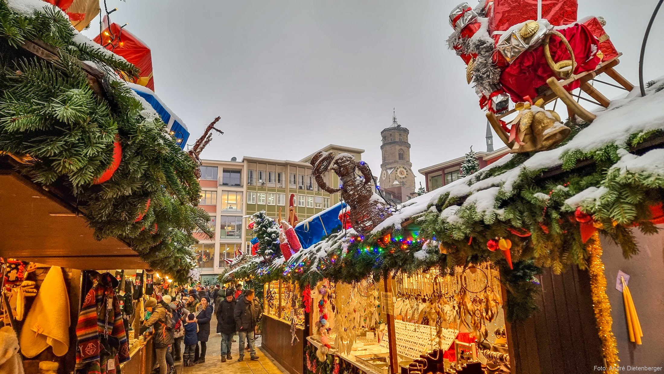 Weihnachtsmarkt Stuttgart - Budendeko