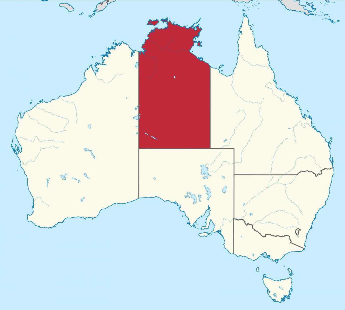Northern Territory Karte