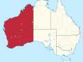 Westaustralien Karte