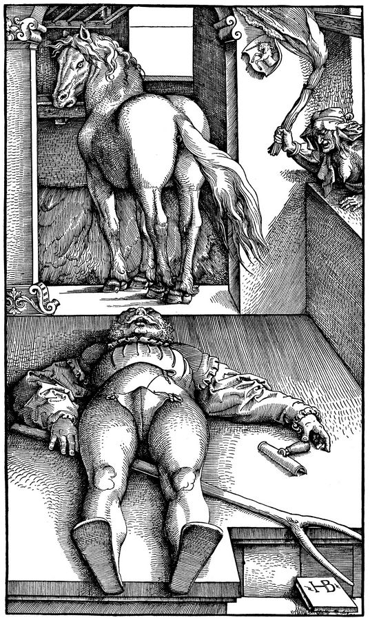 Der behexte Stallknecht (1544) | Quelle Wikipedia