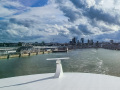 Ausfahrt der Baltic Queen  aus dem Hafen Tallinn