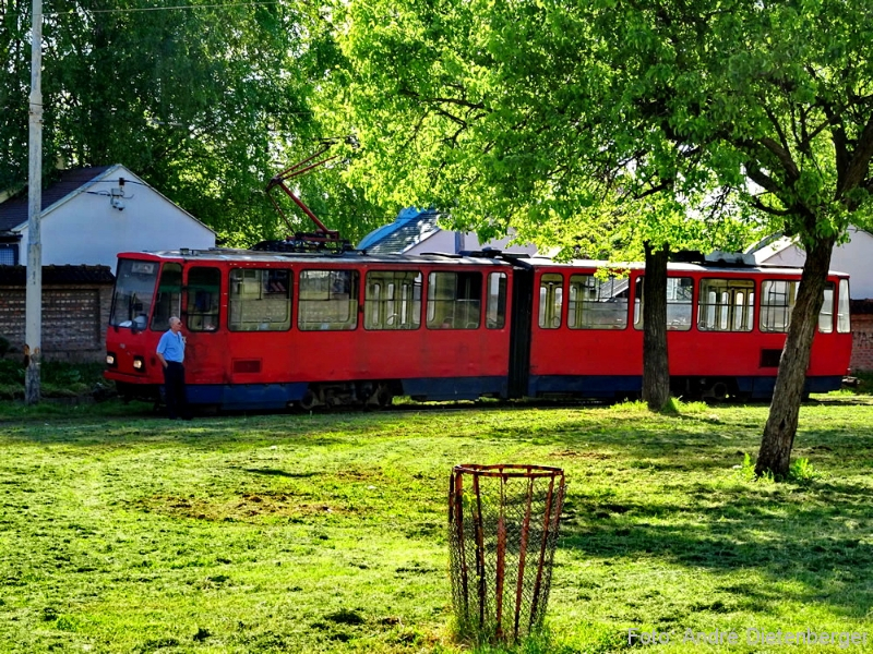 Belgrad - Straßenbahn Wendeschleife