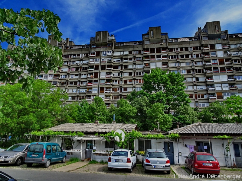 Belgrad - Wohnsiedlung in Novo Beograd