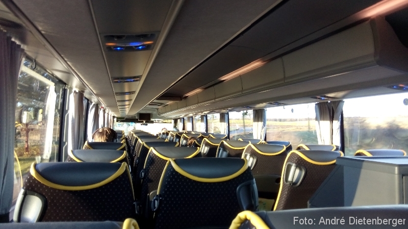 ADAC Postbus Fahrgastraum ADAC Postbus Fahrgastraum