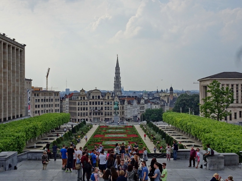 Brüssel - Blick vom Kunstberg in die Stadt Brüssel - Blick vom Kunstberg in die Stadt
