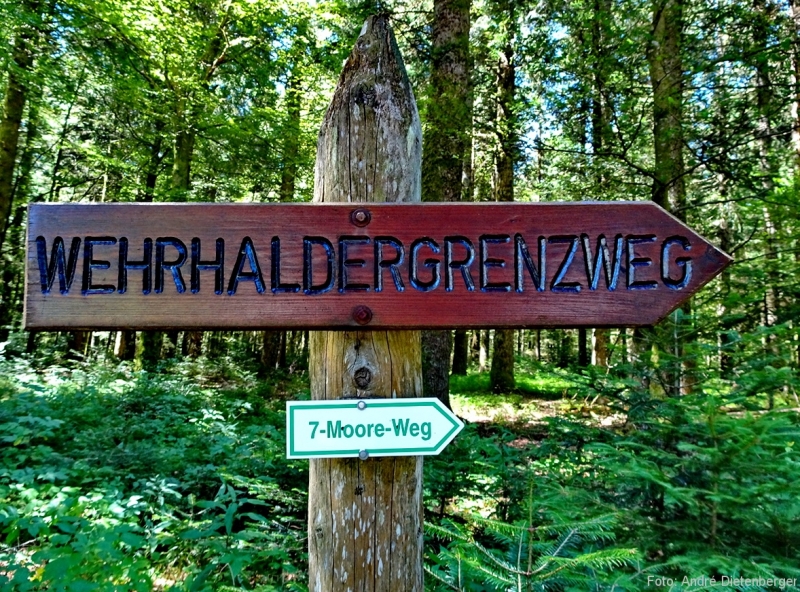 7 Moore Weg - Beschilderung 7 Moore Weg - Beschilderung