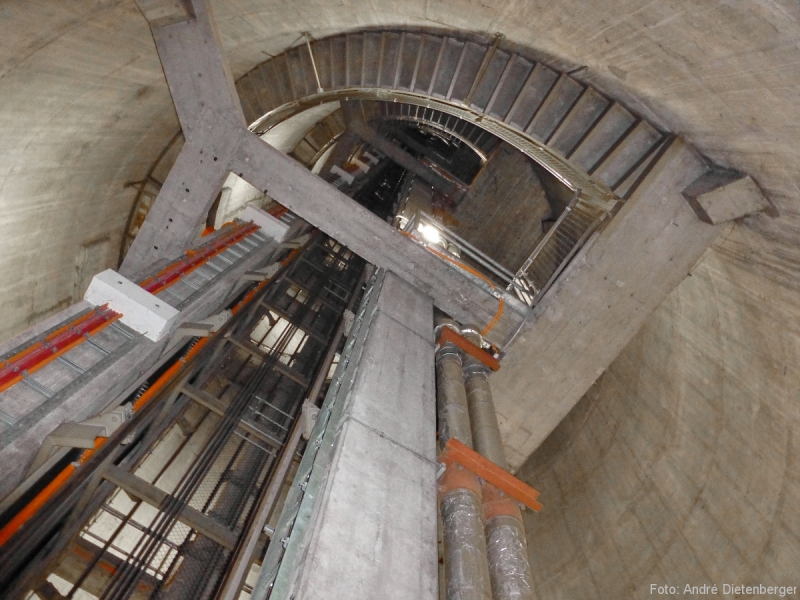 Fernsehturm - Fundament Aufzug Fernsehturm - Fundament Aufzug