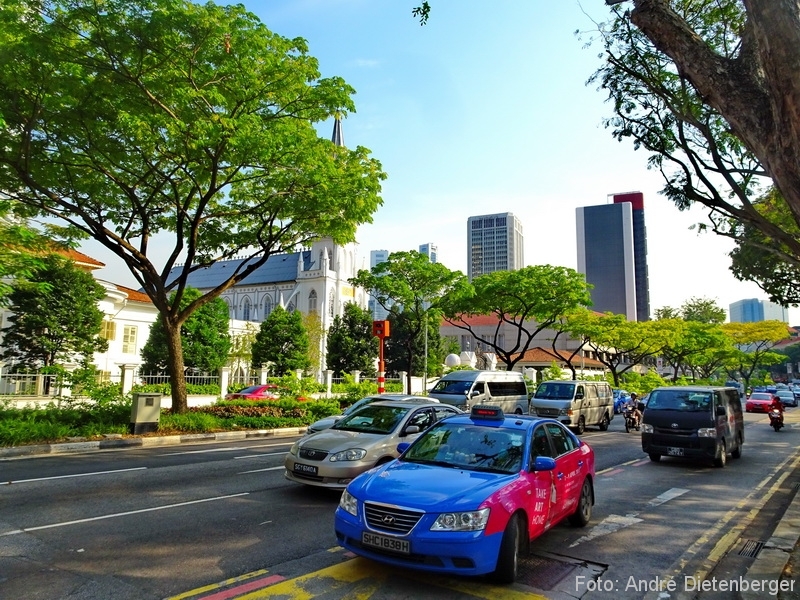 Singapore - Straße Singapore - Straße
