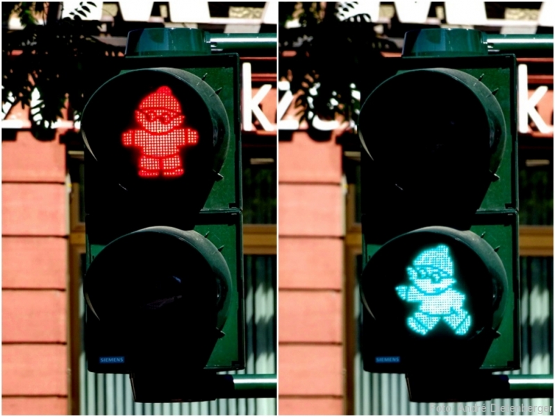 Mainzelmännchen-Ampel Mainzelmännchen-Ampel