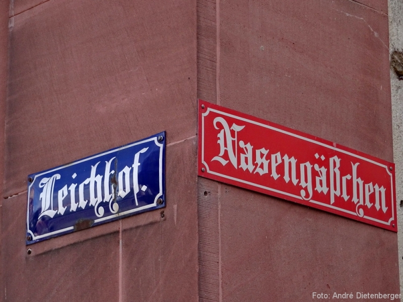 Straßenschilder in Mainz Straßenschilder in Mainz
