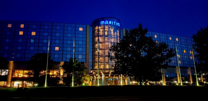 Maritim Airport Hotel Hannover - Bei Nacht Maritim Airport Hotel Hannover - Bei Nacht