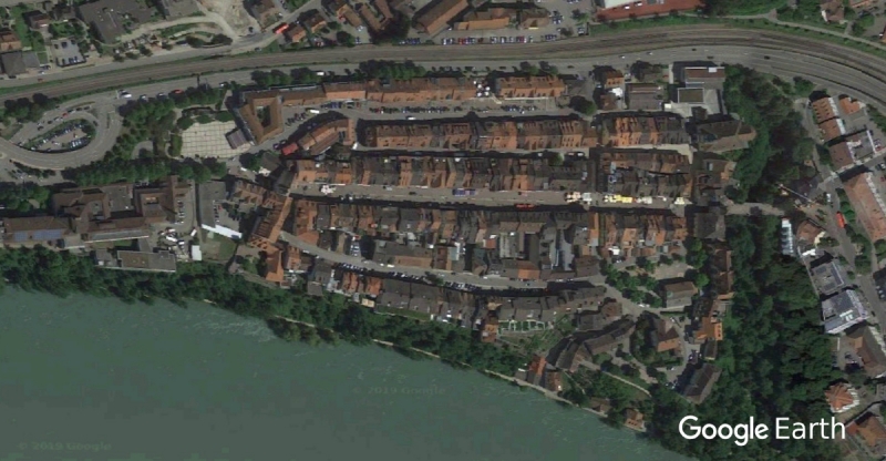 Waldshut von oben (by Google Earth) Waldshut von oben (by Google Earth)