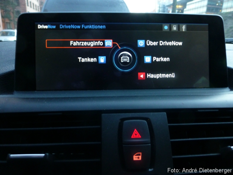 DriveNow Berlin Fahrzeuginfo