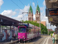 Straßenbahn Freiburg am Bahnhof