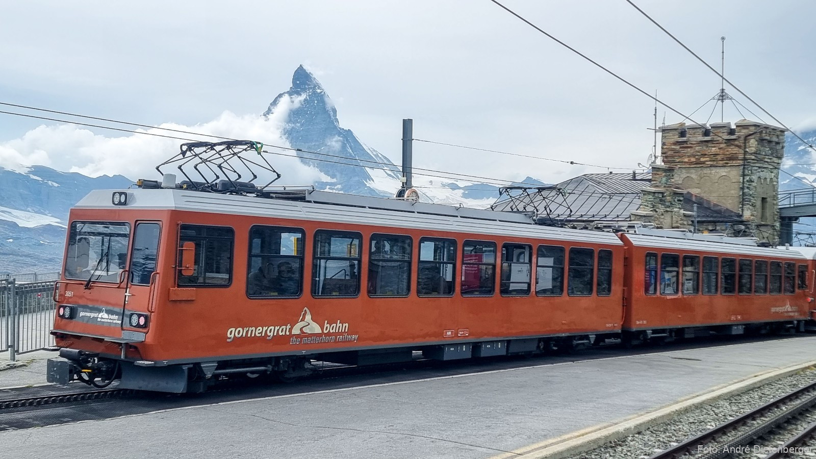 Gornergrat Bahn mit Matterhorn