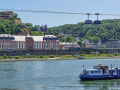 Rhein, Seilbahn und Festung Festung