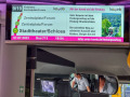 Anzeige im Stadtbus