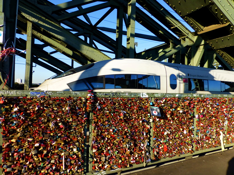 Köln - Liebesschlösser Hohenzollern Brücke
