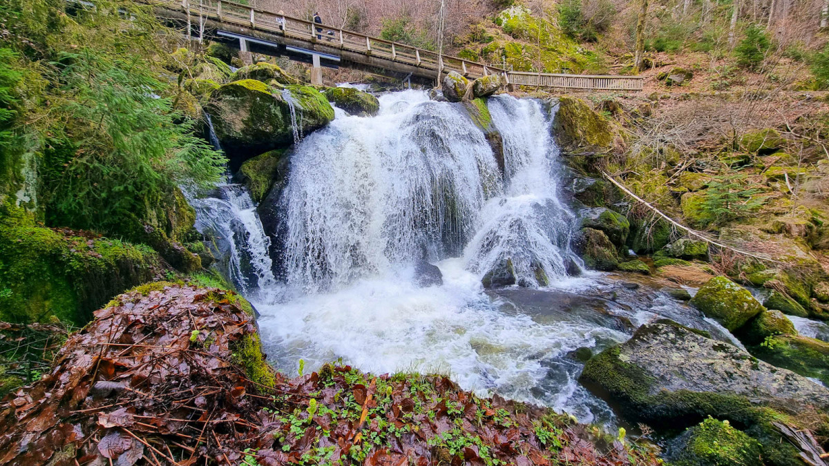 Triberger Wasserfälle mit Brücke