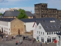 Porta Nigra und Karl Marx Statue
