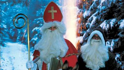 Sankt Nikolaus mit Knecht Ruprecht